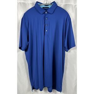 Greyson Polo Shirt Mens Size XL Blue Short Sleeve Performance Stretch Active Top